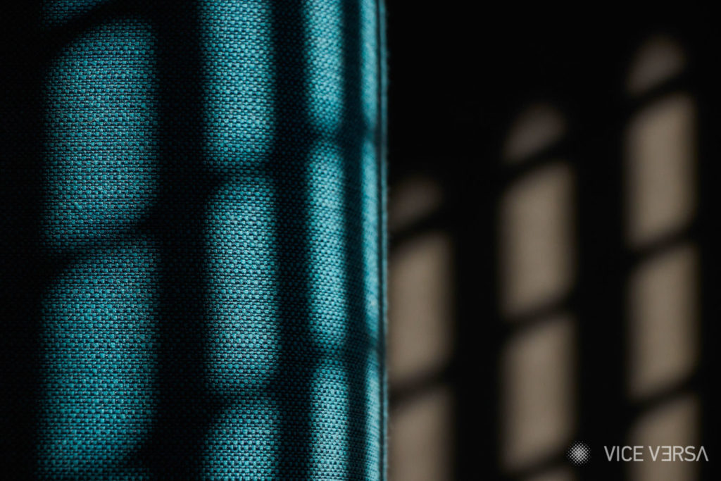 Warm sunlight filtering through drapes at Lagouvardos Village Hotel