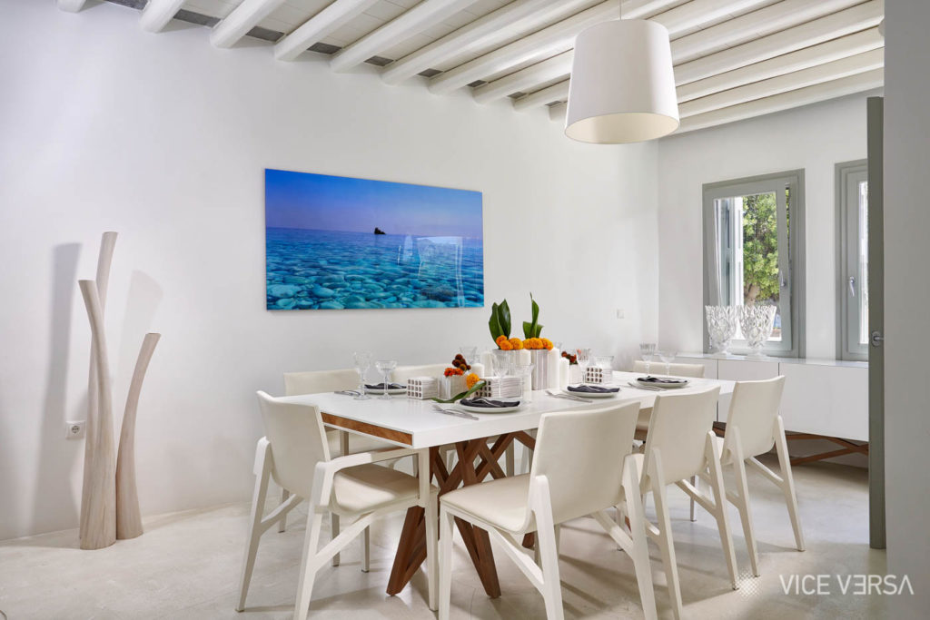 Verina Villa vathy sifnos interior set up