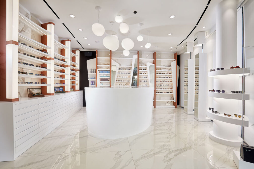 Main Athens Eye Optical retail store interior