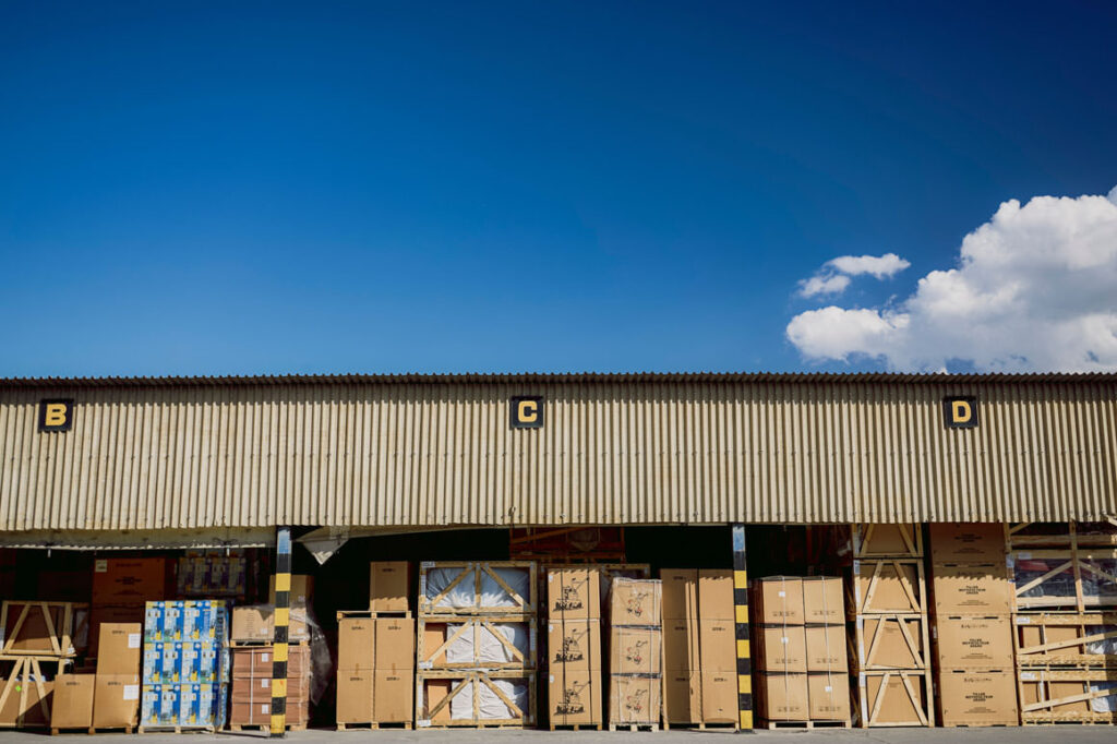 Papadopoulos SA storage hangar and sky