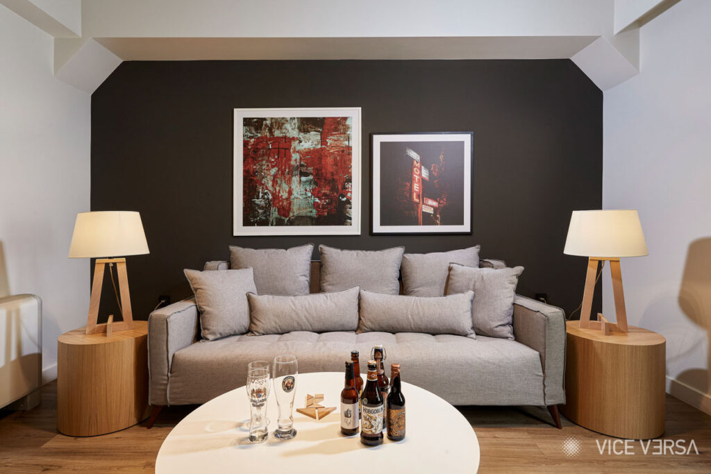 Contemporary urban lounge at Viola Residences Athens