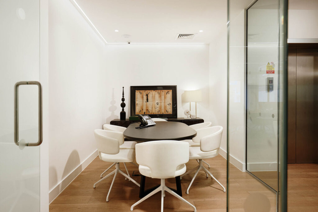 Conference room at Euroterra Capital headquarters London