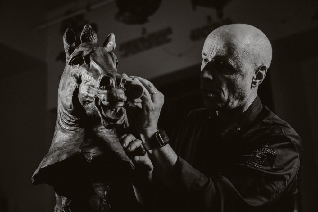 Close portrait of Philippe Marand for Callebaut