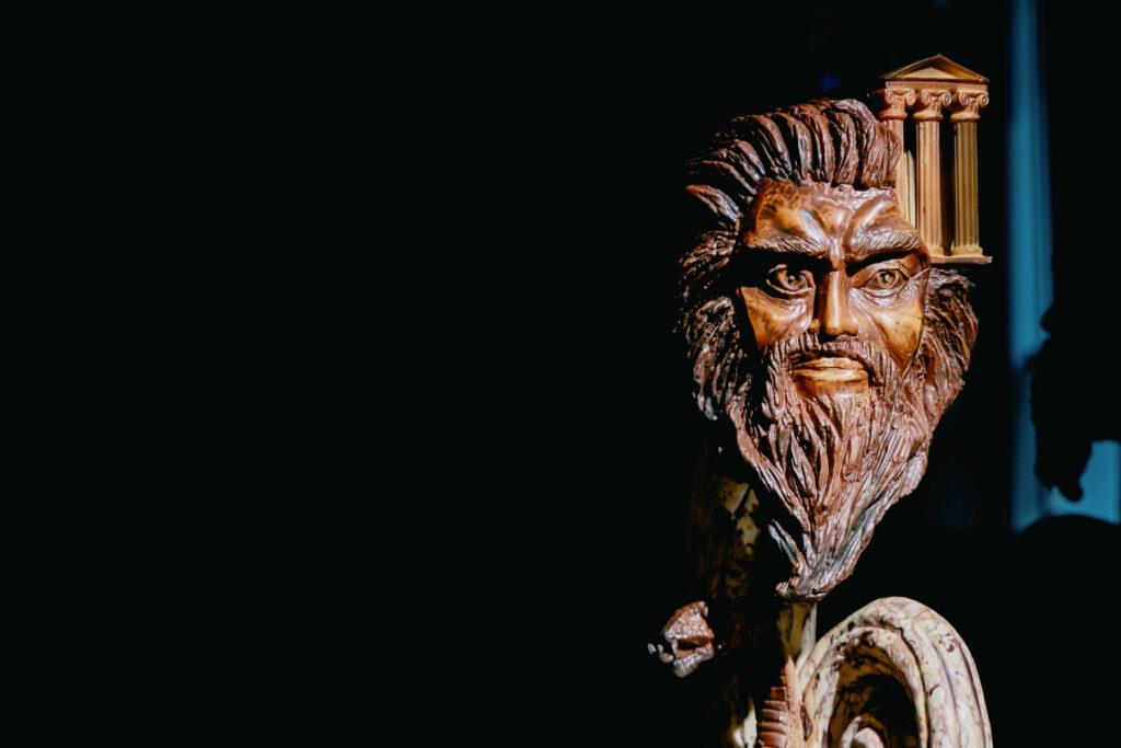 creating sculptures with chocolate