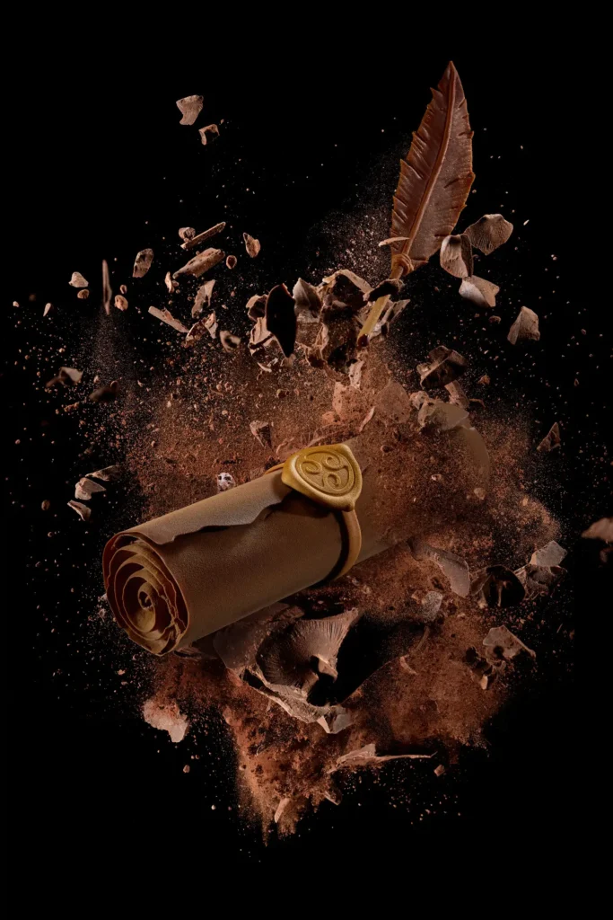 conceptual chocolate photography
