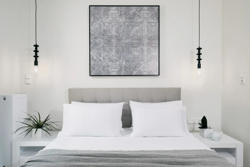 Styled interior room of Crystal Waters investment property in Athens