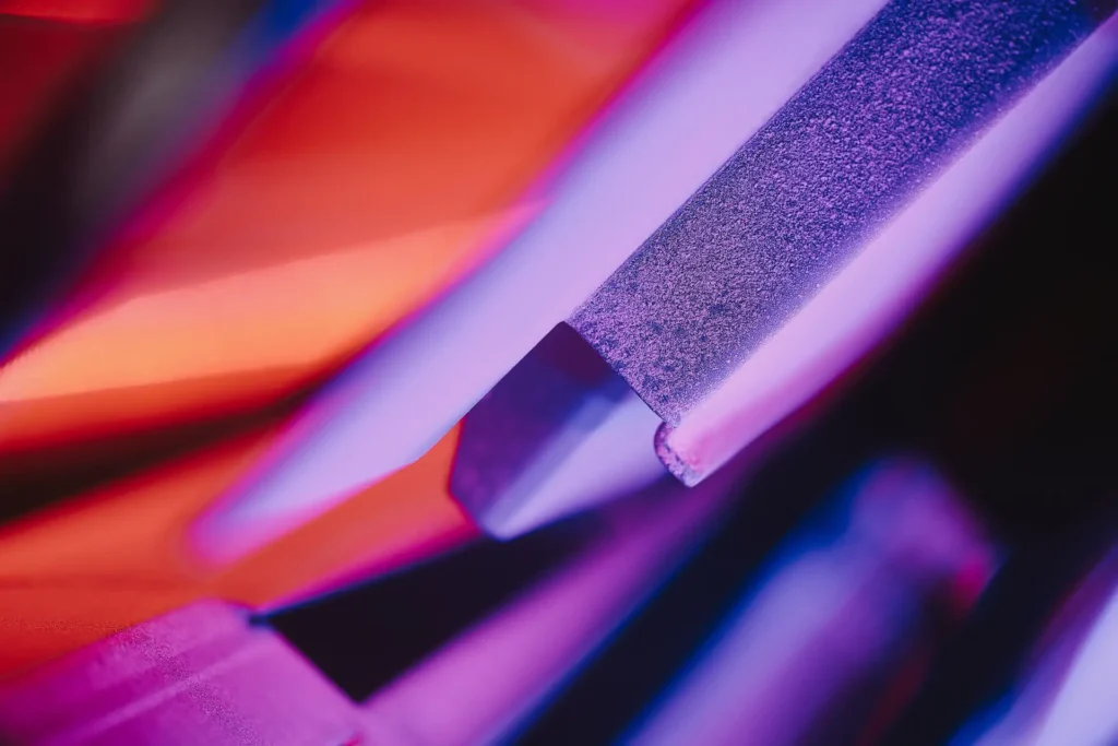 UV control machine with fluorescent illumination at Marras Mills