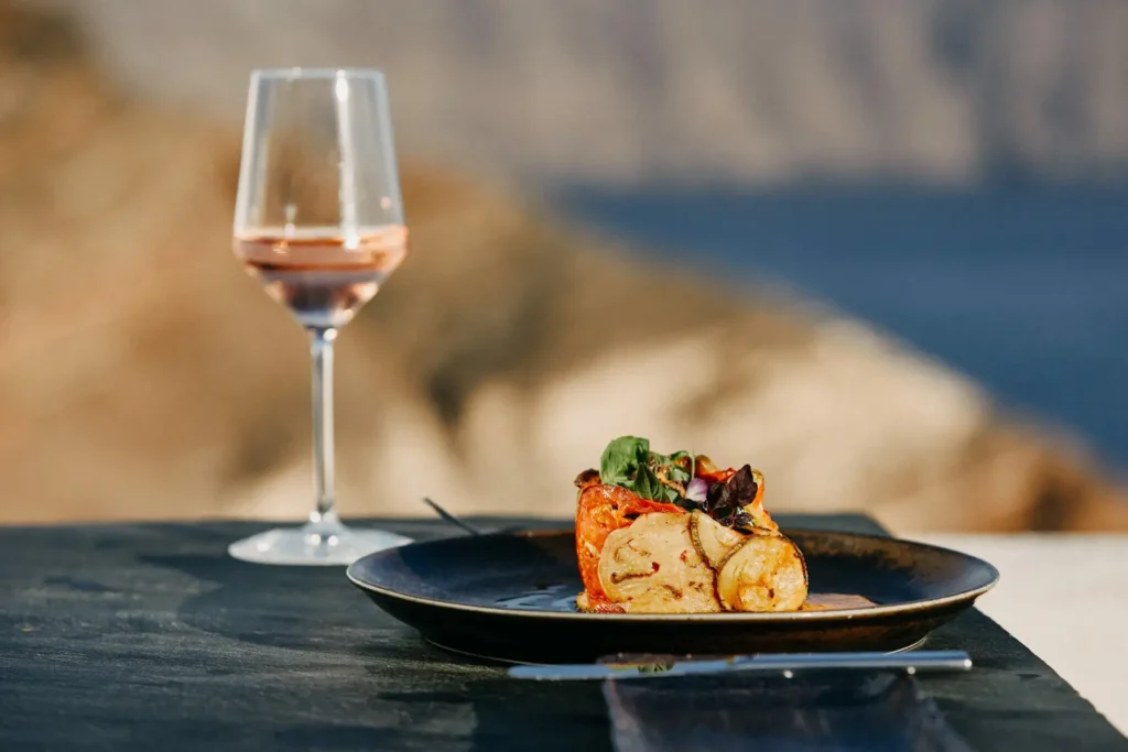High-End Restaurant Photography Santorini