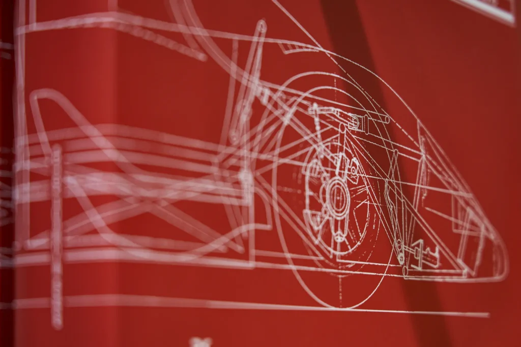 Porsche campaign design detail at Golden Hall Athens