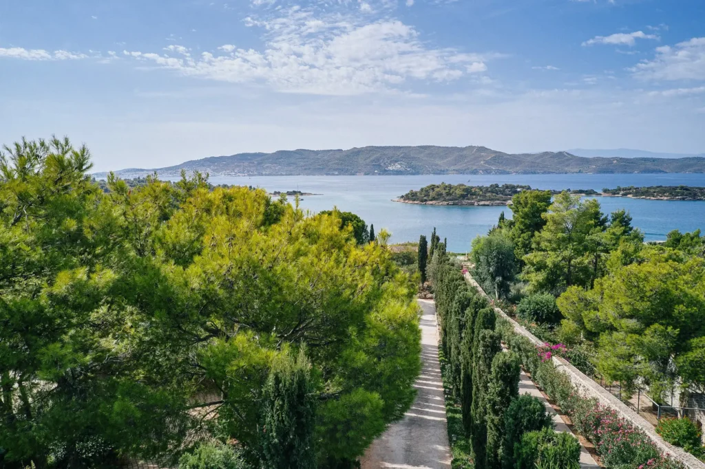 Halioussa luxury villa exterior, Porto Heli