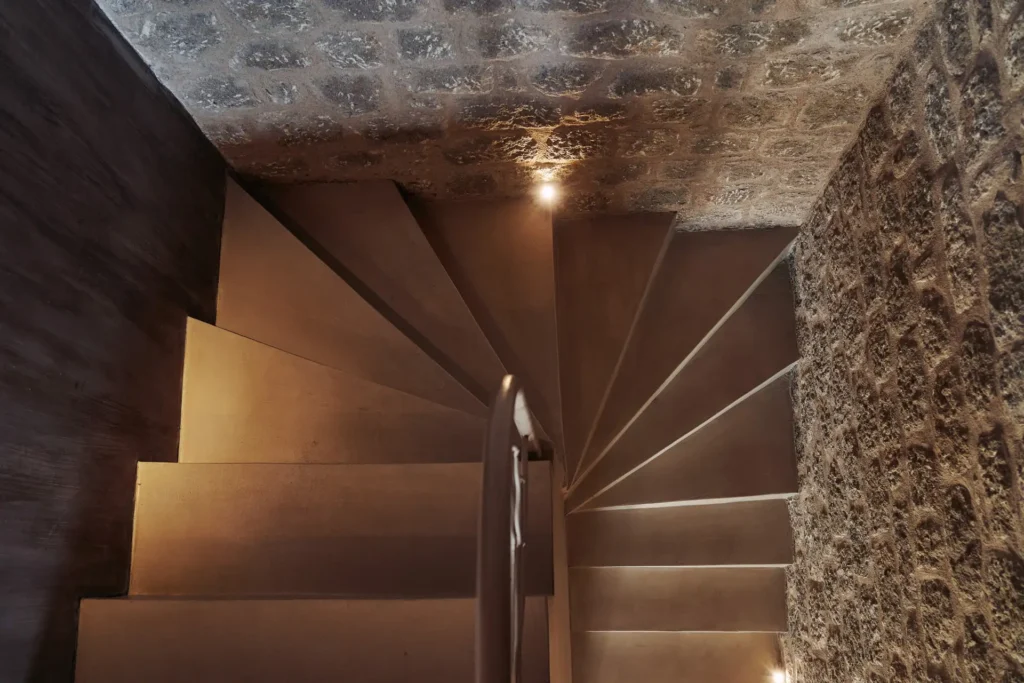 Hospitality rental villa interior Mani stoupa