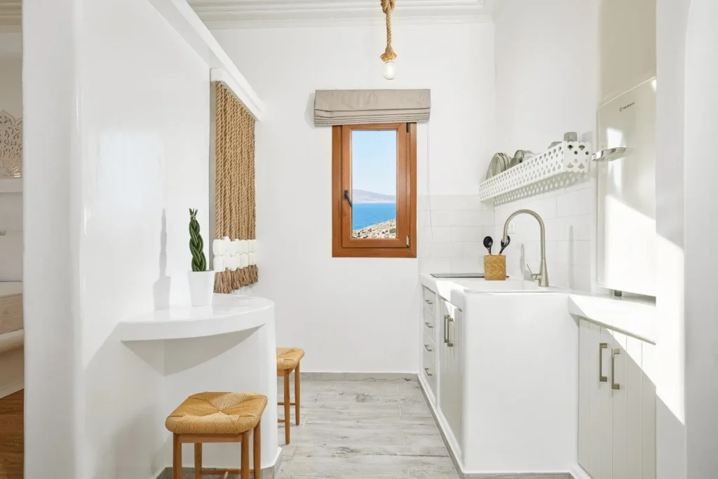 Studio interior with natural light
