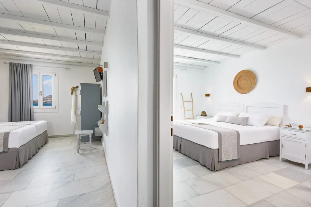 Double guest room at Studios Kalergis with sea view