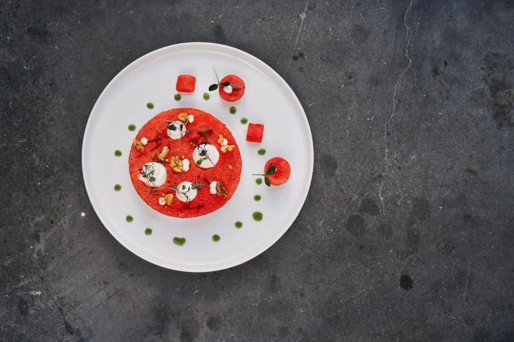 Fresh Aegean ingredients used at Alati Santorini