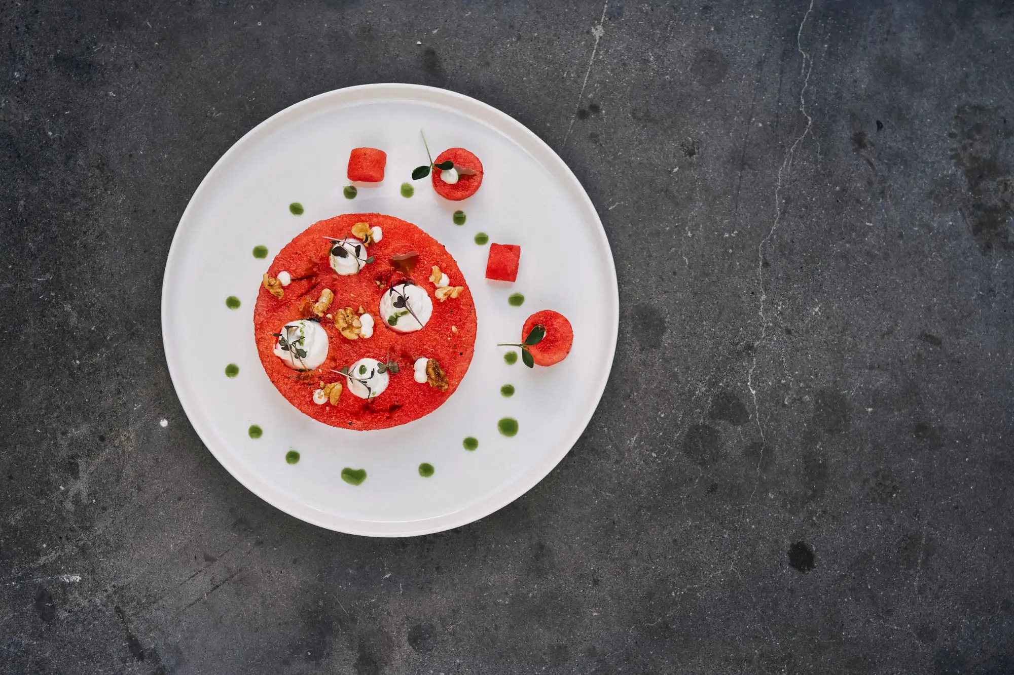 Fresh Aegean ingredients used at Alati Santorini