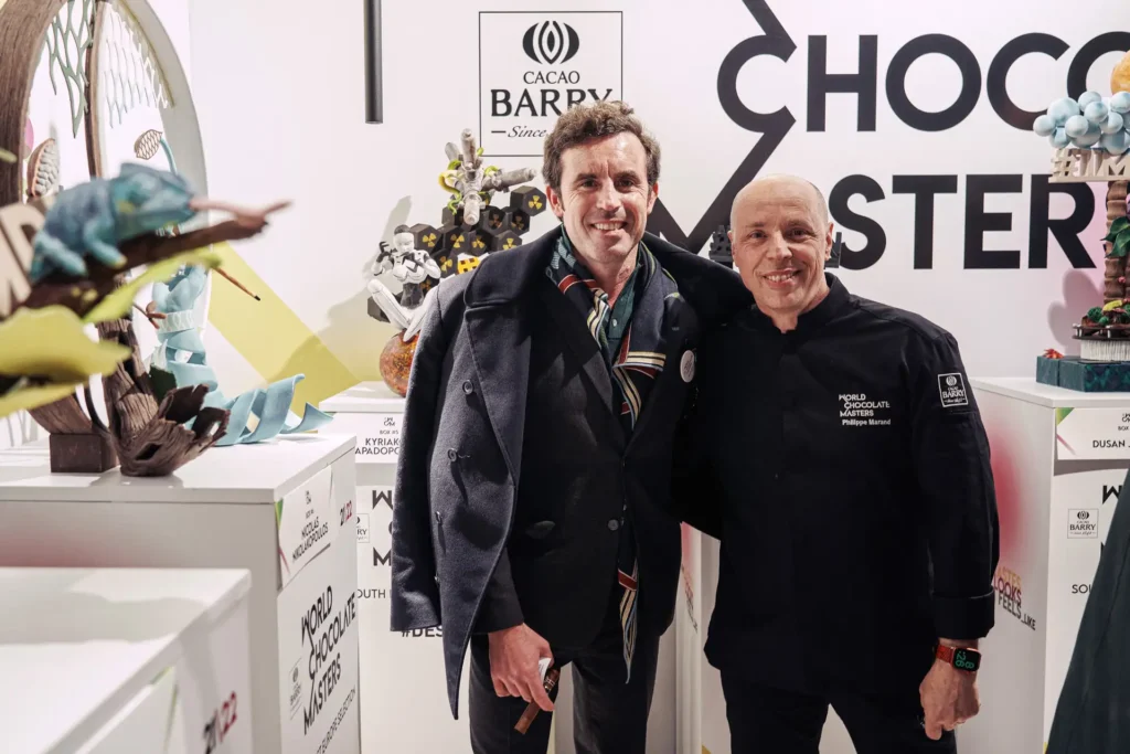 Chef Philippe Marand With Ilias Krassas Fresh Patisserie owner