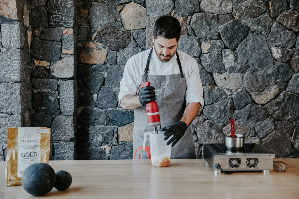 pastry chef collaboration canaves epitome santorini