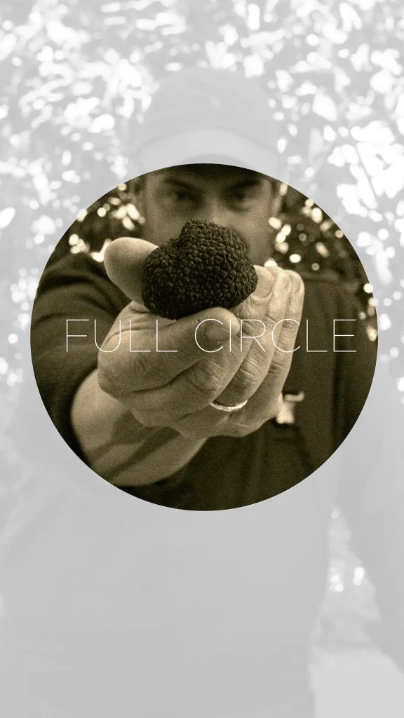 Burrata recipe film cover featuring chef Athinagoras Kostakos, from Full Circle by Vice Versa.