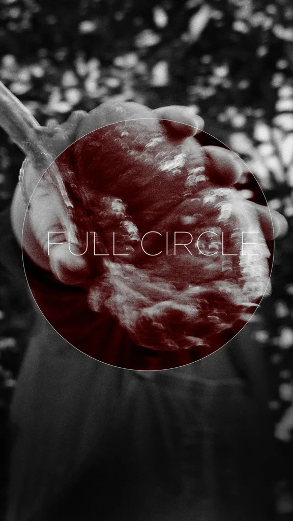 Full Circle T-bone steak recipe film cover with Athinagoras Kostakos holding the steak
